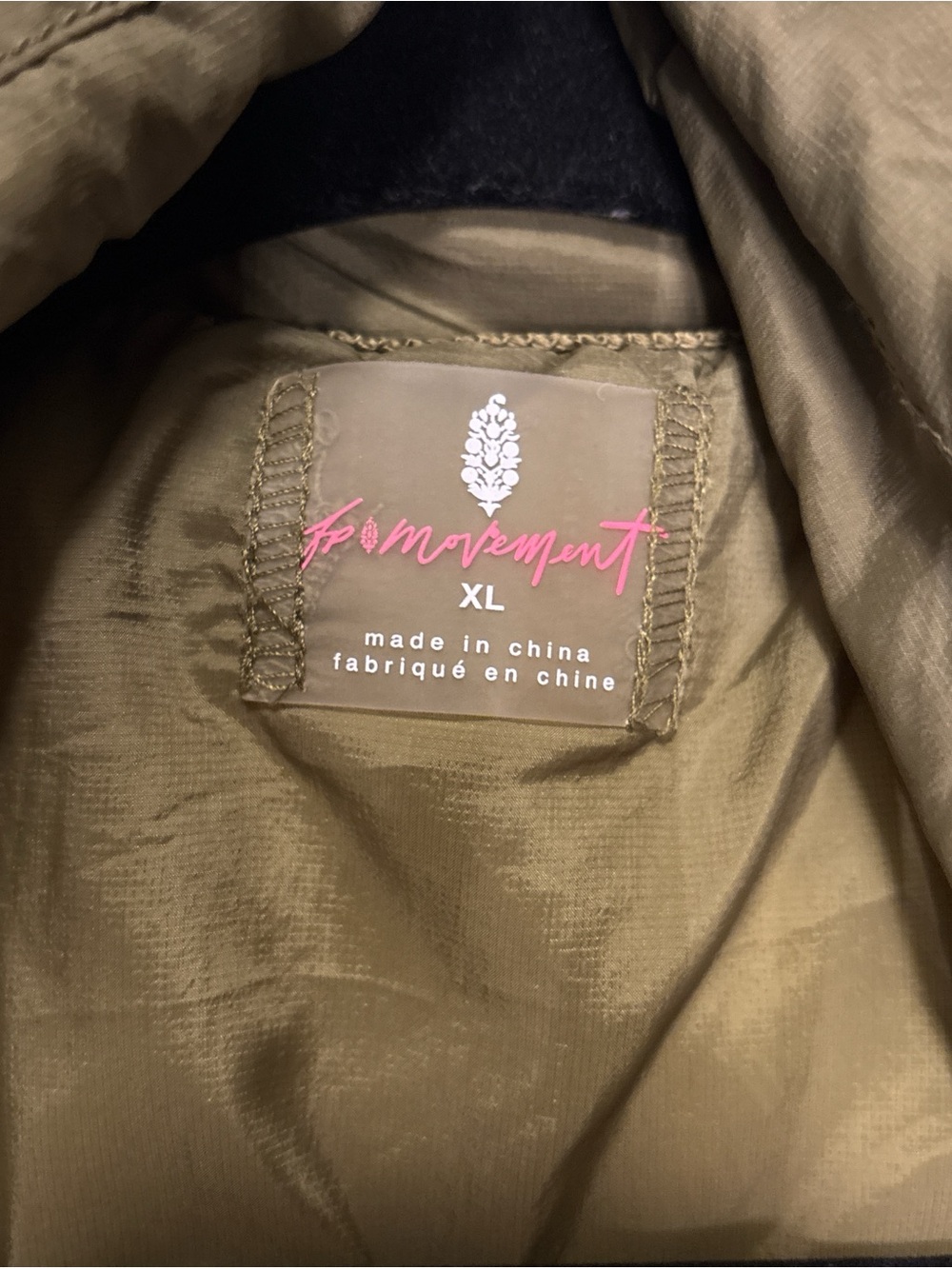 Free People Olive Green Quilted Puffer Vest - Picture 2 of 5